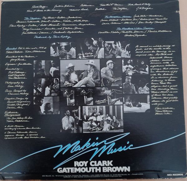 Roy Clark And Gatemouth Brown* : Makin' Music (LP, Album, Pin)