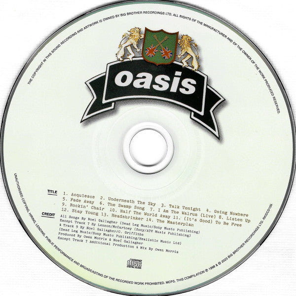 Oasis (2) : The Masterplan (CD, Comp, RE, RM, Dig)
