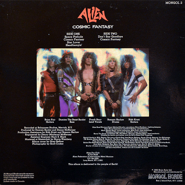 Alien (14) : Cosmic Fantasy (12", MiniAlbum)