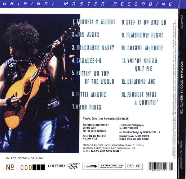 Bob Dylan : Good As I Been To You (SACD, Hybrid, Album, Ltd, Num, RE, RM)