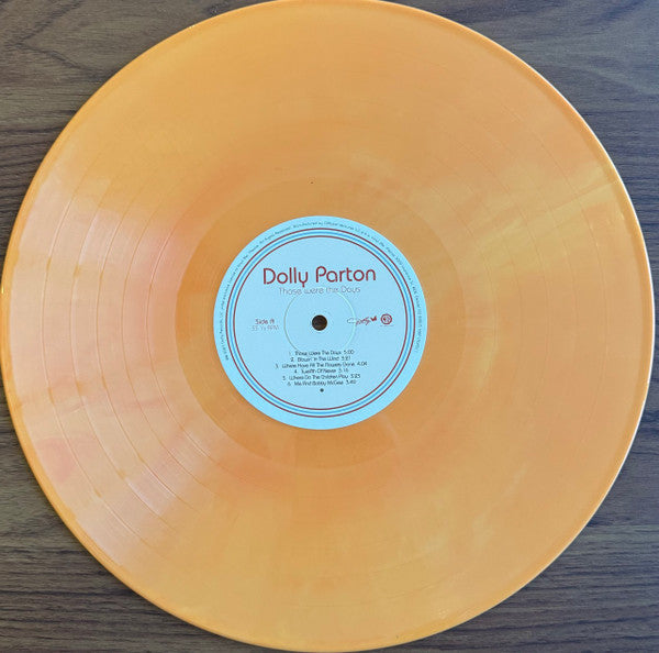 Dolly Parton : Those Were The Days (LP, Album, Club, RE, Ora)