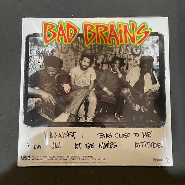 Bad Brains : Omega Sessions (12", S/Sided, EP, Etch, RE, RM)