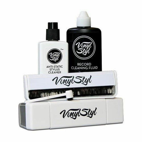 Vinyl Styl® Ultimate Vinyl Record Care Kit - Record & Stylus Brushes And Fluid