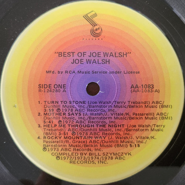Joe Walsh : Best Of Joe Walsh (LP, Comp, Club, Ind)