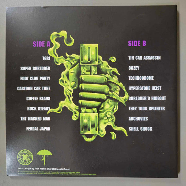 Mickey Diamond x Ral Duke : Super Shredder (LP, Album, Ltd, Num, Gre)