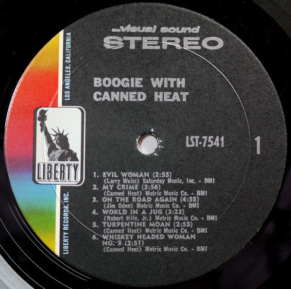 Canned Heat : Boogie With Canned Heat (LP, Album, Res)