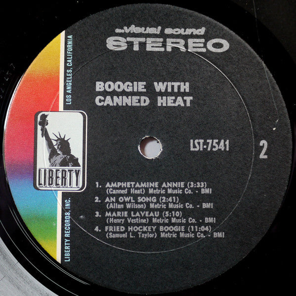 Canned Heat : Boogie With Canned Heat (LP, Album, Res)