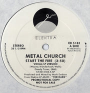 Metal Church : Start The Fire (12", Promo)