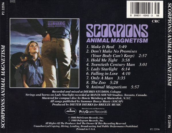 Scorpions : Animal Magnetism (CD, Album, Club)