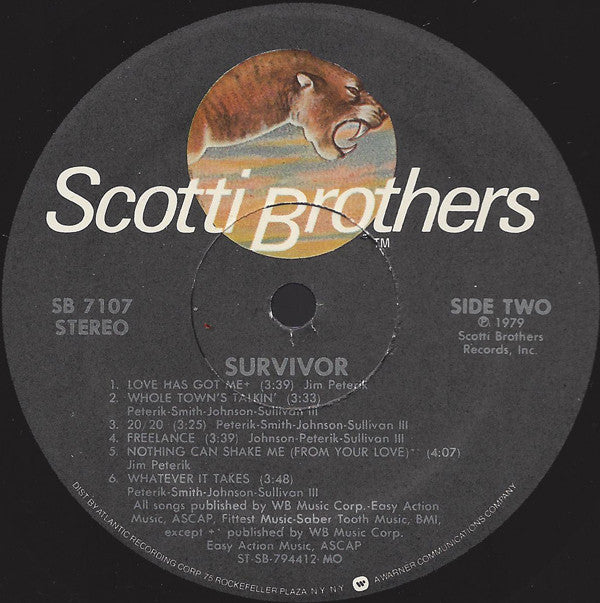 Survivor : Survivor (LP, Album, MO-)