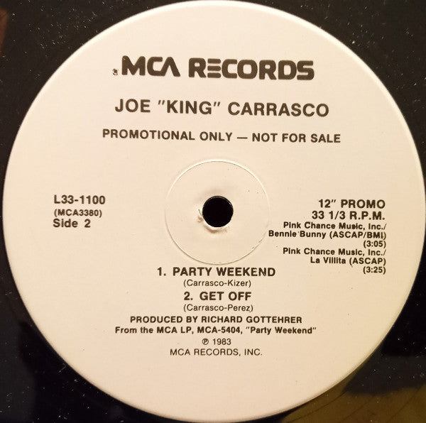 Joe King Carrasco & The Crowns : Let's Go (12", Promo)