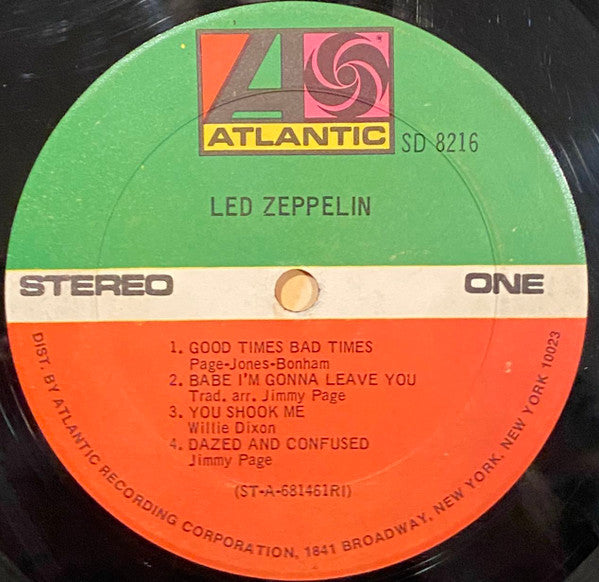 Led Zeppelin : Led Zeppelin (LP, Album, "Di)