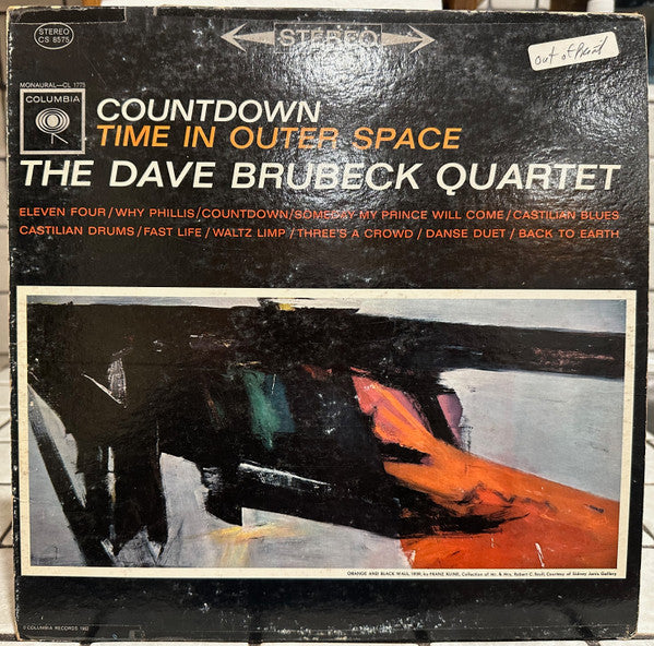 The Dave Brubeck Quartet : Countdown Time In Outer Space (LP, Album)