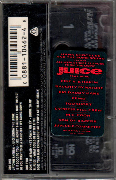 Various : Juice (Original Motion Picture Soundtrack) (Cass, Comp)