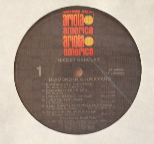 Nickey Barclay : Diamond In A Junkyard (LP, Album)