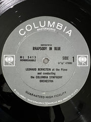 Leonard Bernstein, New York Philharmonic, Columbia Symphony Orchestra : Rhapsody in Blue / An American in Paris (LP, Mono, RE)