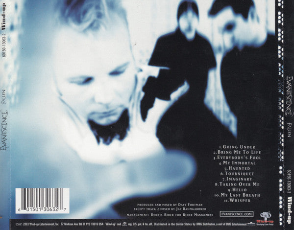 Evanescence : Fallen (CD, Album, RP)