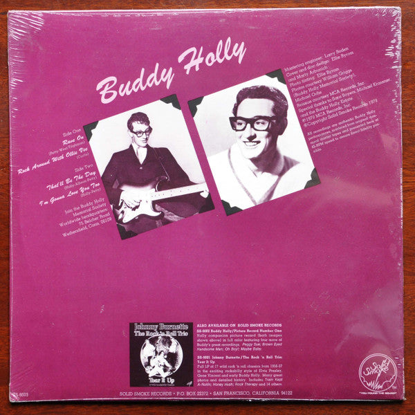 Buddy Holly : Portrait In Music - Picture Record Number Two (12", Comp, Mono, Pic)