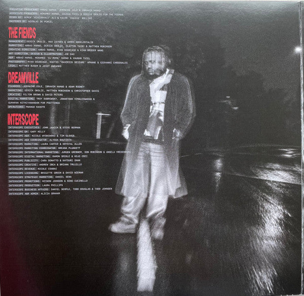 Bas (21) : We Only Talk About Real Shit When We're Fucked Up (2xLP, Album, Red)