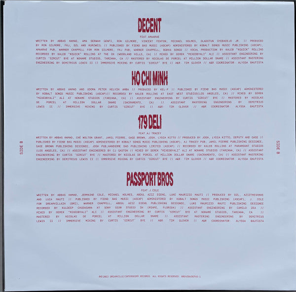 Bas (21) : We Only Talk About Real Shit When We're Fucked Up (2xLP, Album, Red)