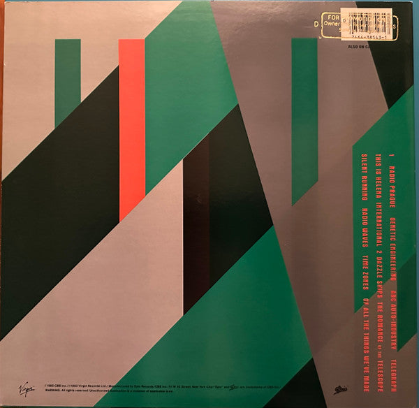 OMD* : Dazzle Ships (LP, Album, Car)