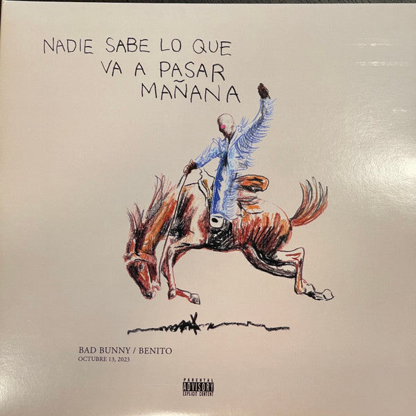 Bad Bunny / Benito Antonio Martínez Ocasio : Nadie Sabe Lo Que Va A Pasar Mañana (2xLP, Met)