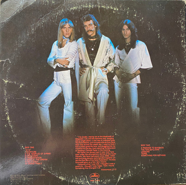 Rush : 2112 (LP, Album, Club, RCA)