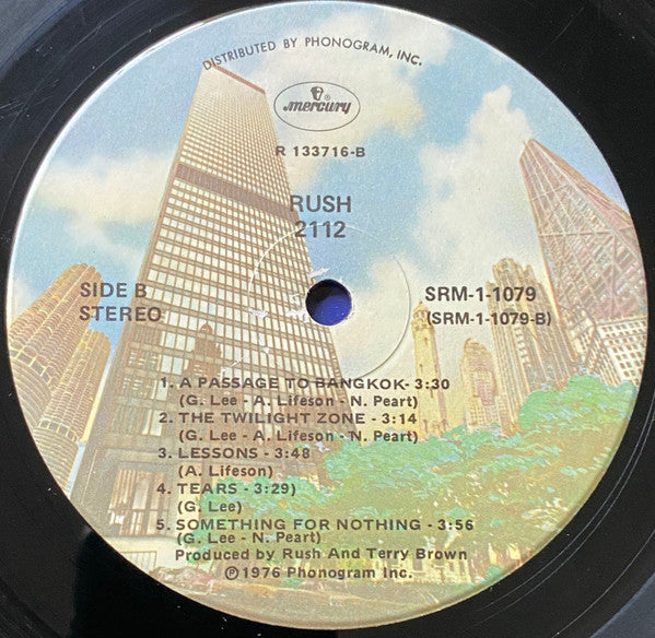 Rush : 2112 (LP, Album, Club, RCA)