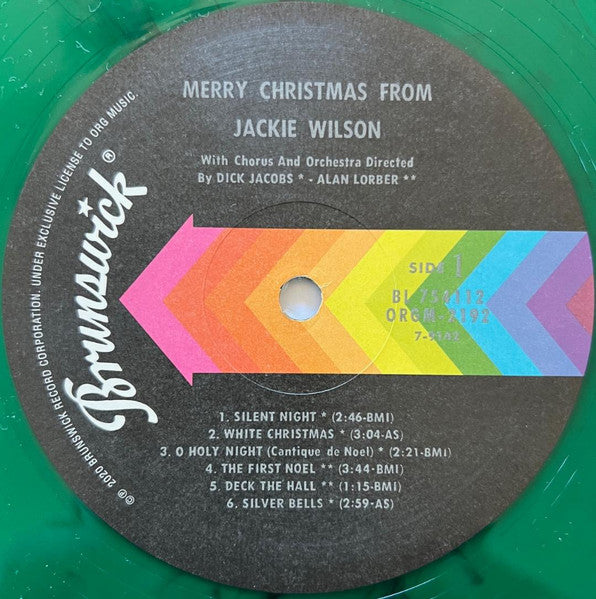 Jackie Wilson : Merry Christmas From Jackie Wilson (LP, Album, RE, RM, Chr)