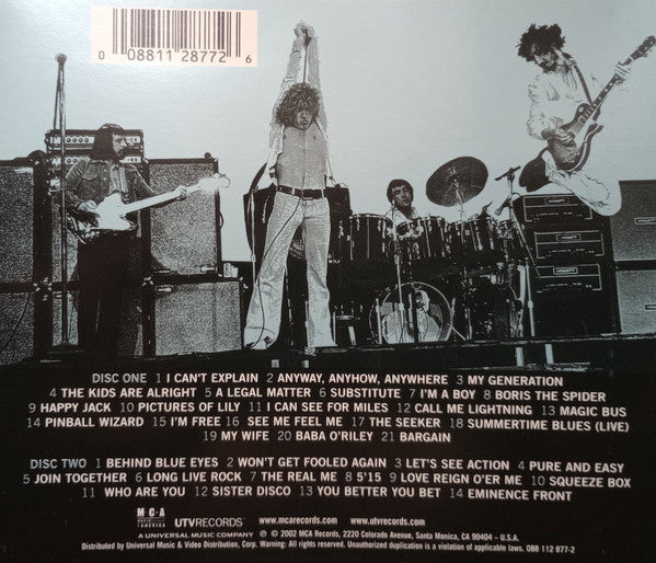 The Who : The Ultimate Collection (2xCD, Comp, RM)
