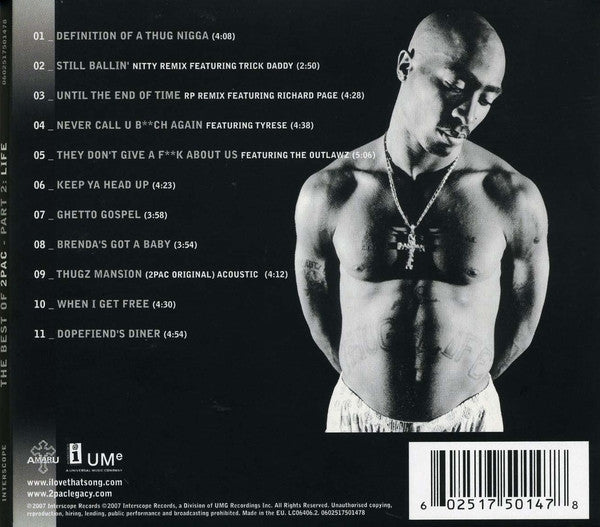 2Pac : The Best Of 2Pac - Part 2: Life (CD, Comp, Dig)