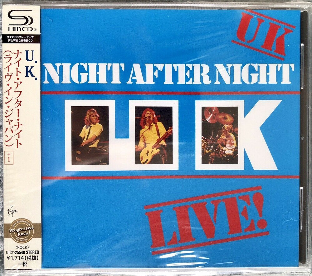 the album cover for Uk - Night After Night (SHM-CD)