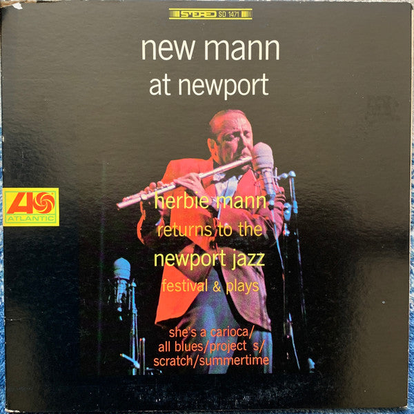 Herbie Mann : New Mann At Newport (LP, Album, Mon)
