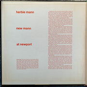 Herbie Mann : New Mann At Newport (LP, Album, Mon)
