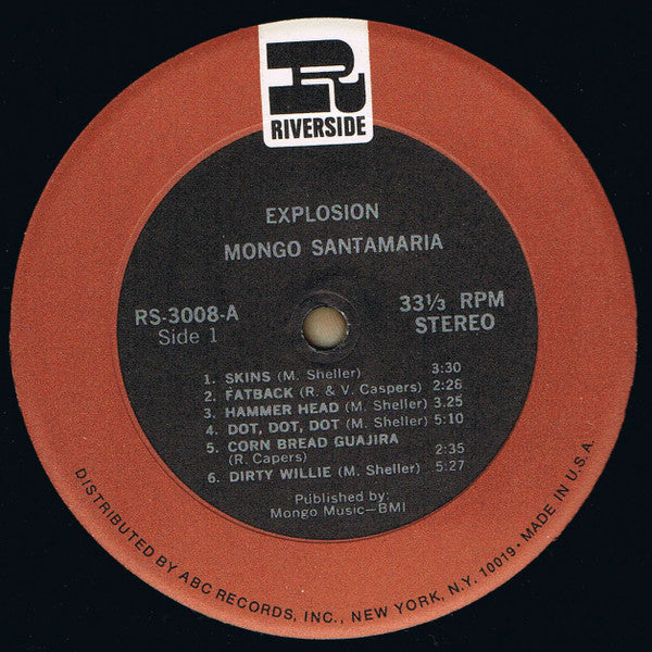 Mongo Santamaria : Explosion (LP, Album, RE)