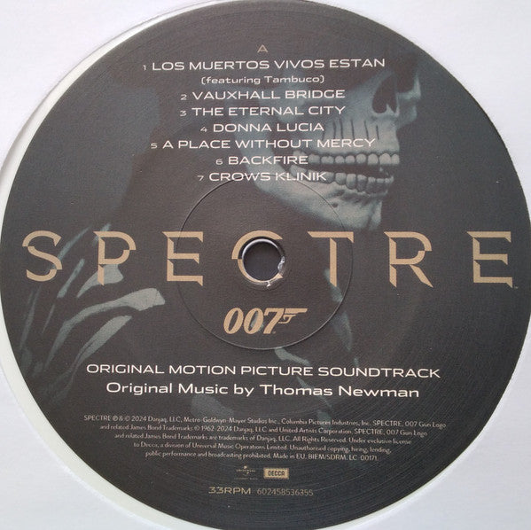 Thomas Newman : Spectre (Original Motion Picture Soundtrack) (2xLP, Album, Ltd, RE, Whi)