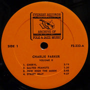 Charlie Parker : Charlie Parker Volume II (LP, Comp, RP, All)