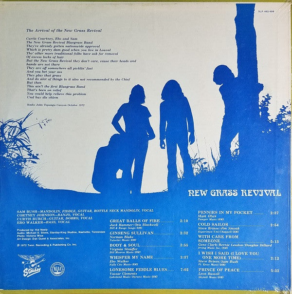 New Grass Revival : New Grass Revival (LP, Album, Whi)