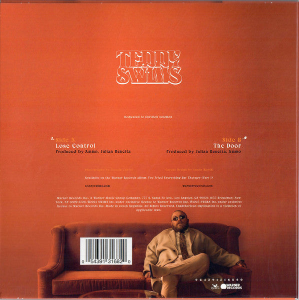 Teddy Swims : Lose Control (7", Ltd, Hal)