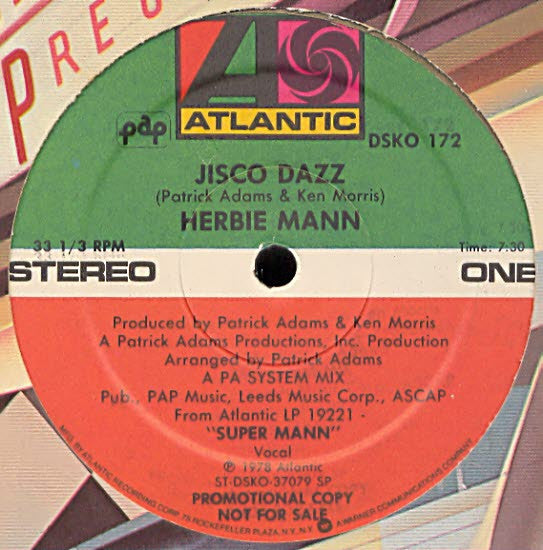 Herbie Mann : Jisco Dazz (12", Promo)