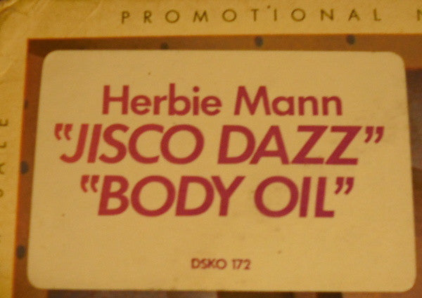 Herbie Mann : Jisco Dazz (12", Promo)