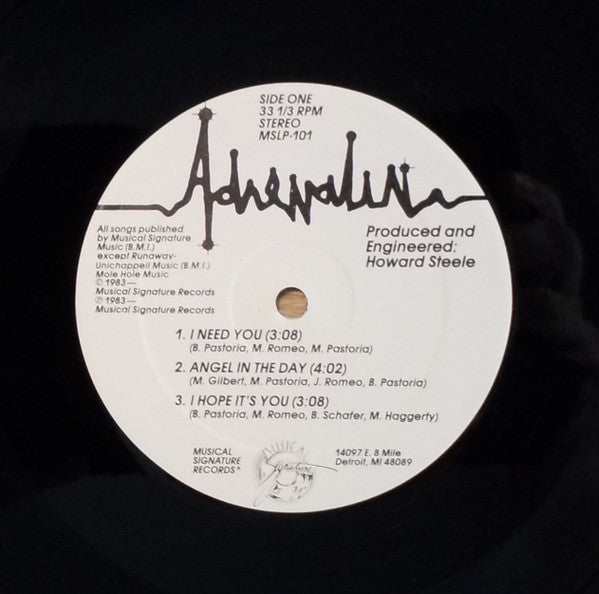 Adrenalin (10) : Don't Be Lookin' Back (LP)