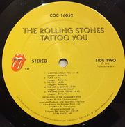 The Rolling Stones : Tattoo You (LP, Album, AR )