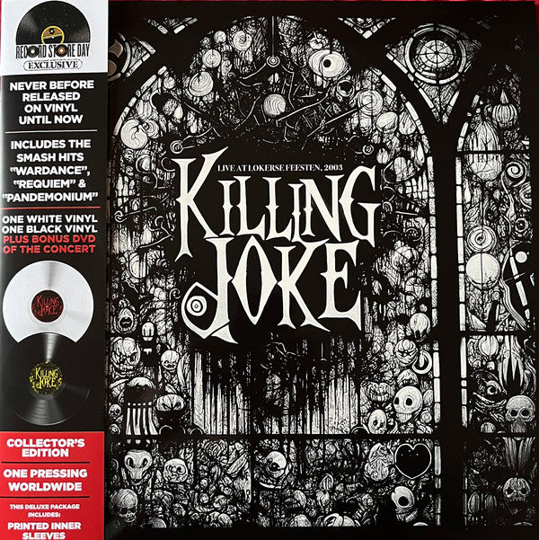 Killing Joke : Live At Lokerse Feesten, 2003 (LP, Whi + LP + DVD-V + Album, RSD, Dlx, Ltd, RE)