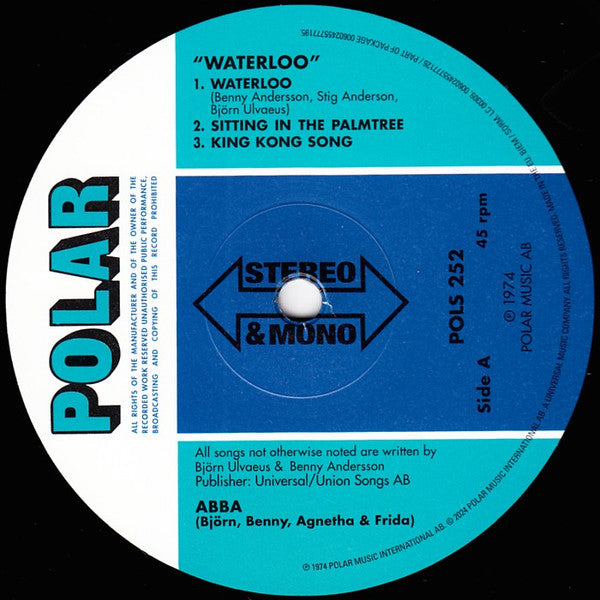 ABBA, Björn & Benny, Agnetha & Anni-Frid : Waterloo (2xLP, Album, RE, RM, Hal)