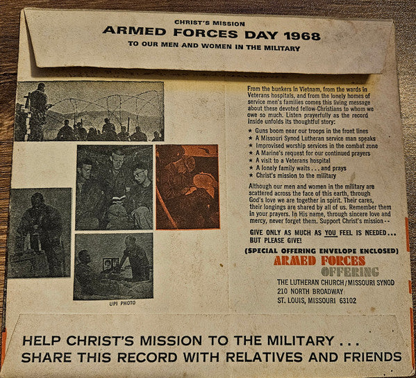 No Artist : You Are There! Armed Forces Offering 1968 (5½", Fle)