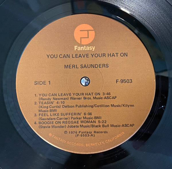 Merl Saunders And Aunt Monk : You Can Leave Your Hat On (LP)