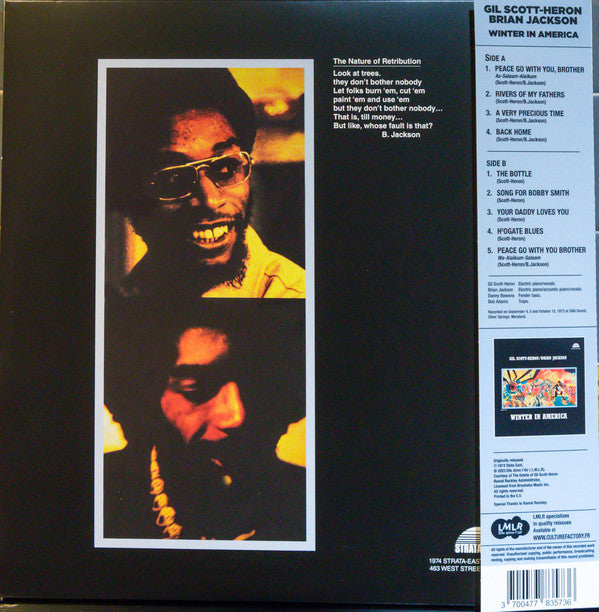 Gil Scott-Heron / Brian Jackson* : Winter In America (LP, Album, RSD, Ltd, RE, Gat)