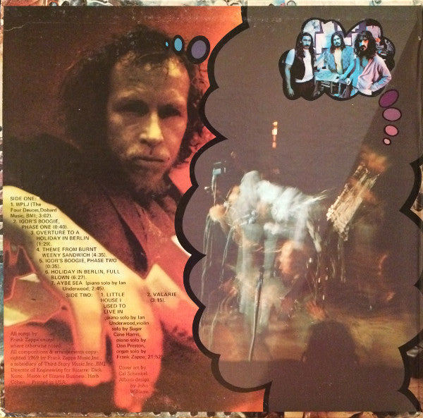 The Mothers Of Invention* : Burnt Weeny Sandwich (LP, Album, RE, Win)