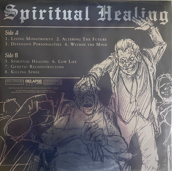 Death (2) : Spiritual Healing (LP, Album, Dlx, Ltd, RE, RM, RP, S/Edition, Cus)